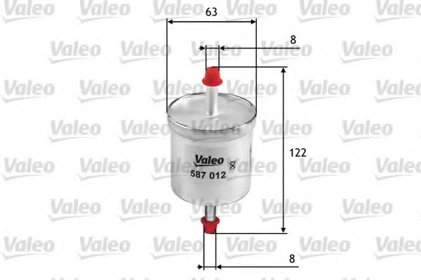 VALEO 587012 Fuel filter